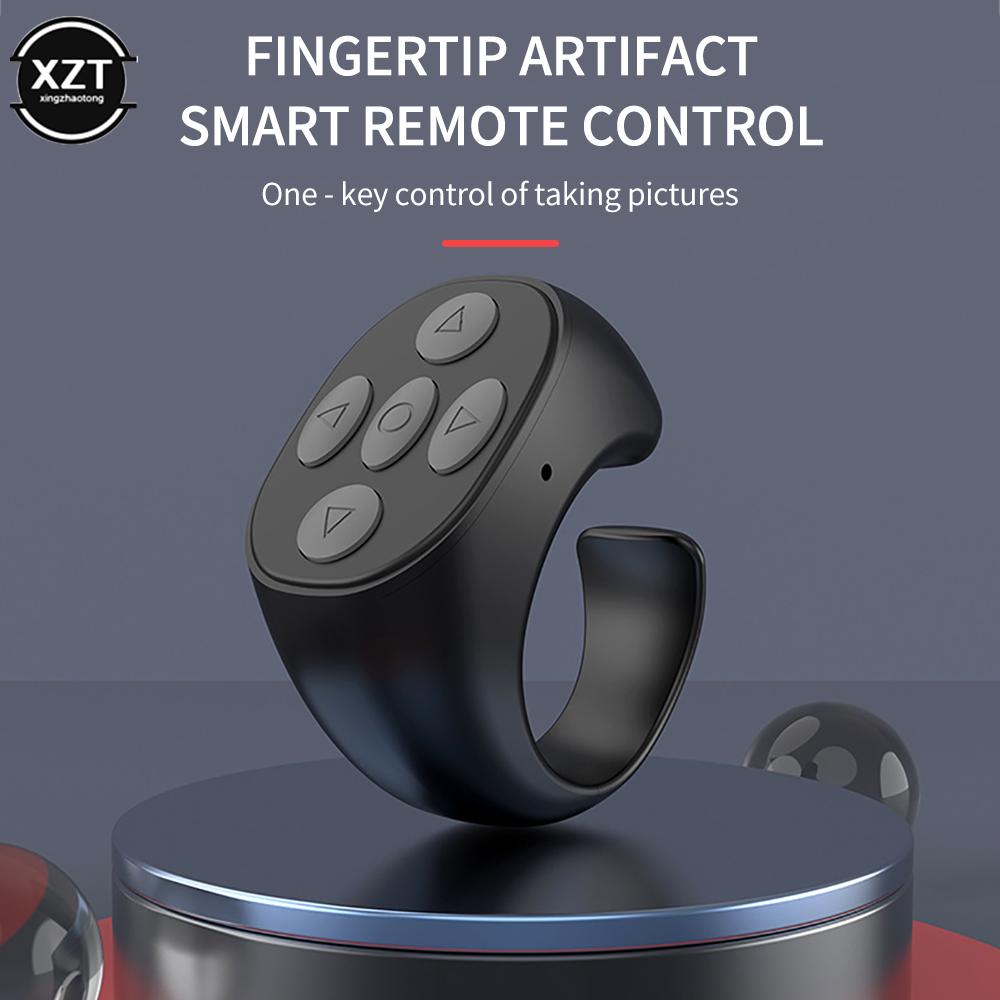 Bộ điều khiển selfie fingertip fingertip không dây tiktok trang video ngắn lật thiết bị duyệt điện thoại di động vòng điều khiển điều khiển từ xa