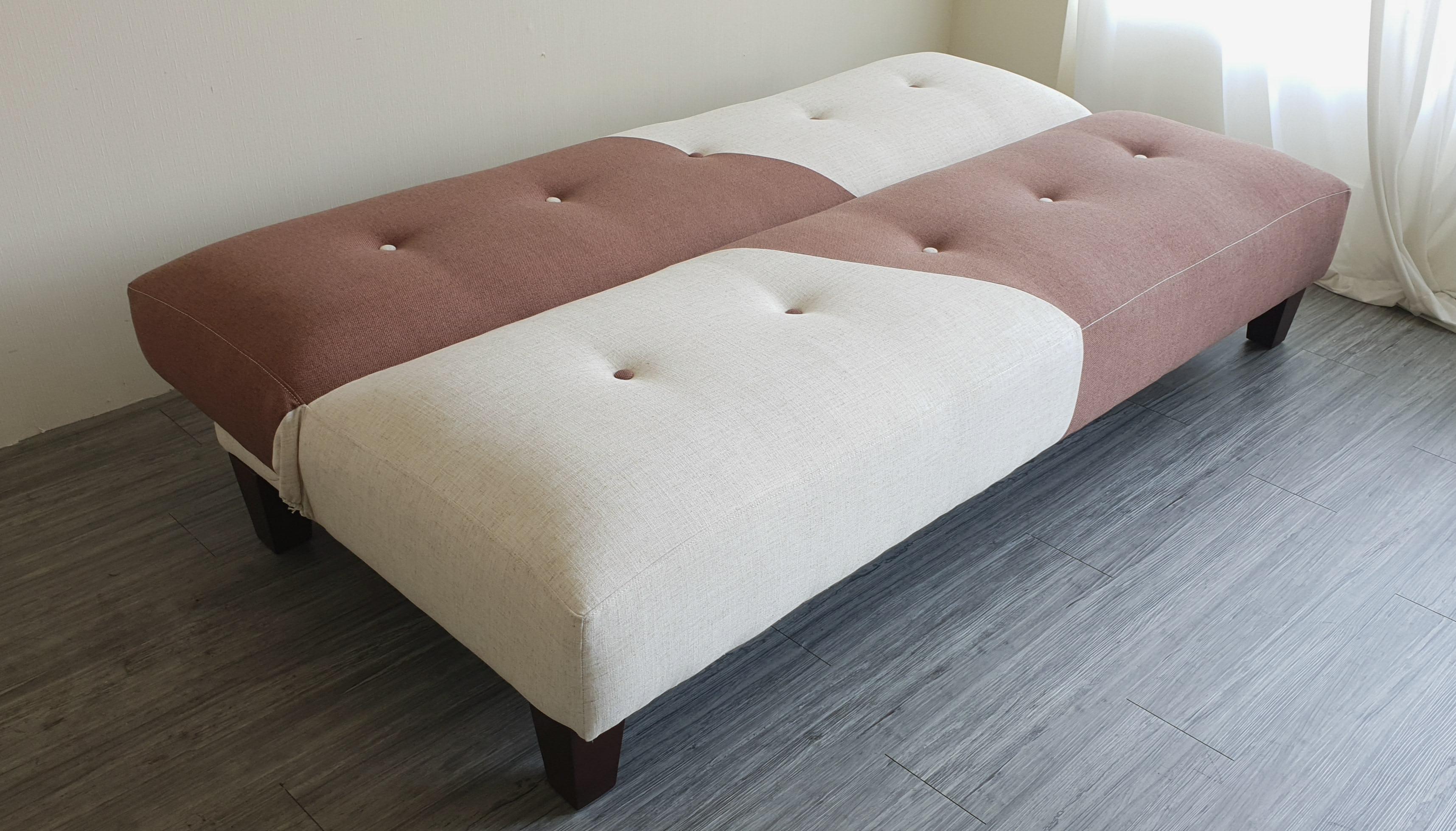 Sofa bed đa năng Juno sofa màu nâu trắng