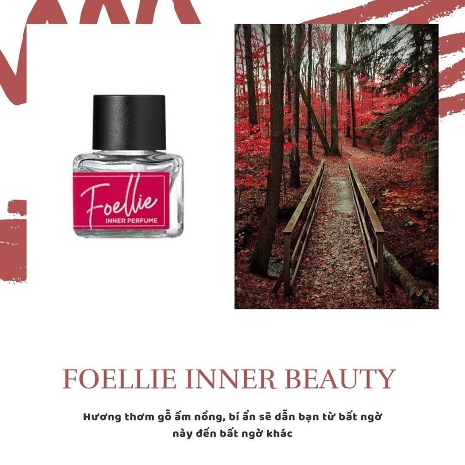 Nước hoa vùng kín hương phấn baby thơm diệu Foellie Eau De Innerb Perfume 5ml - Bébé (chai màu đỏ)
