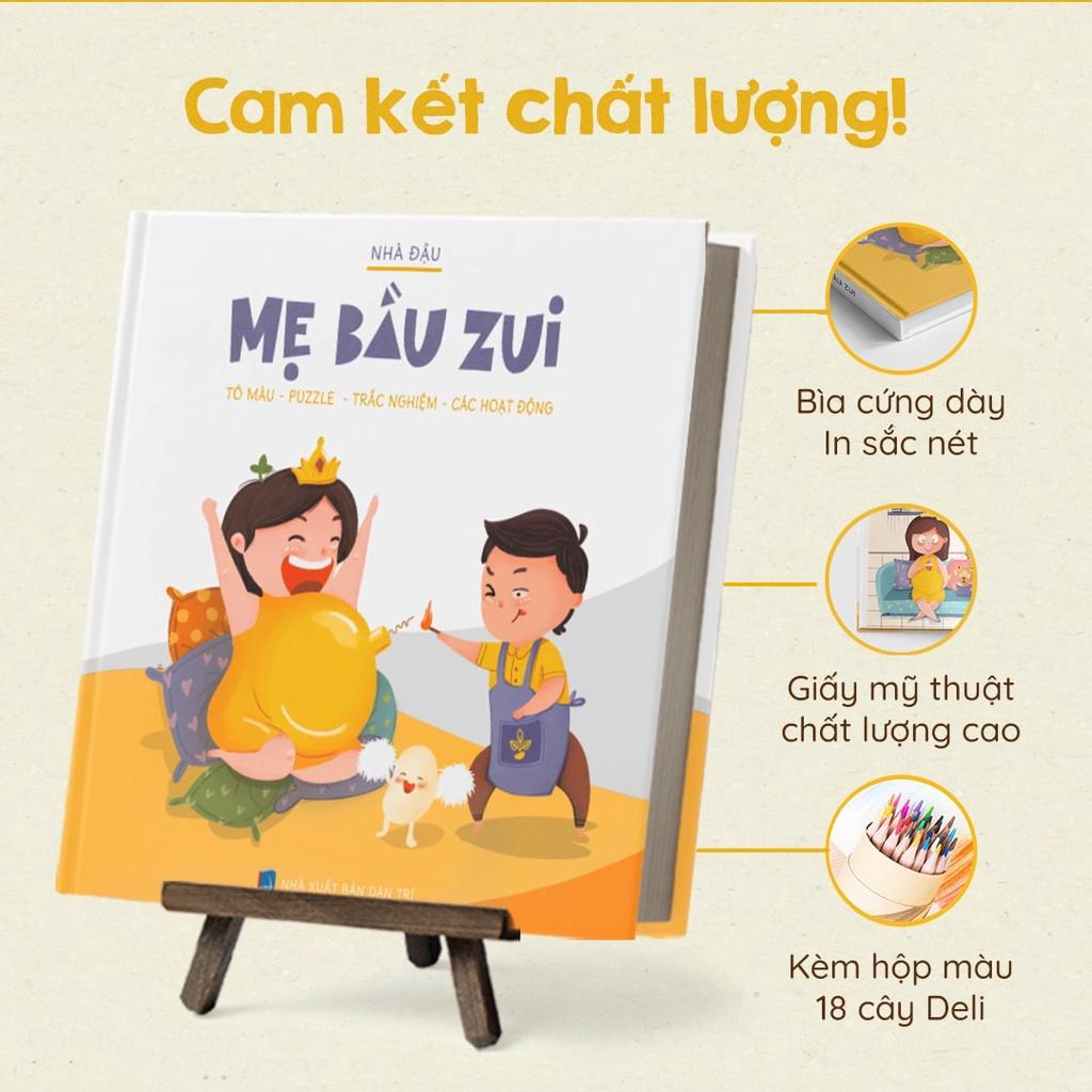 Sách Tô Màu Mẹ Bầu Zui - Giải Trí Thai Kỳ | Nhà Đậu | 107