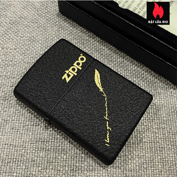 Bật Lửa Zippo 236 Khắc I Love You – Zippo 236.Ilove