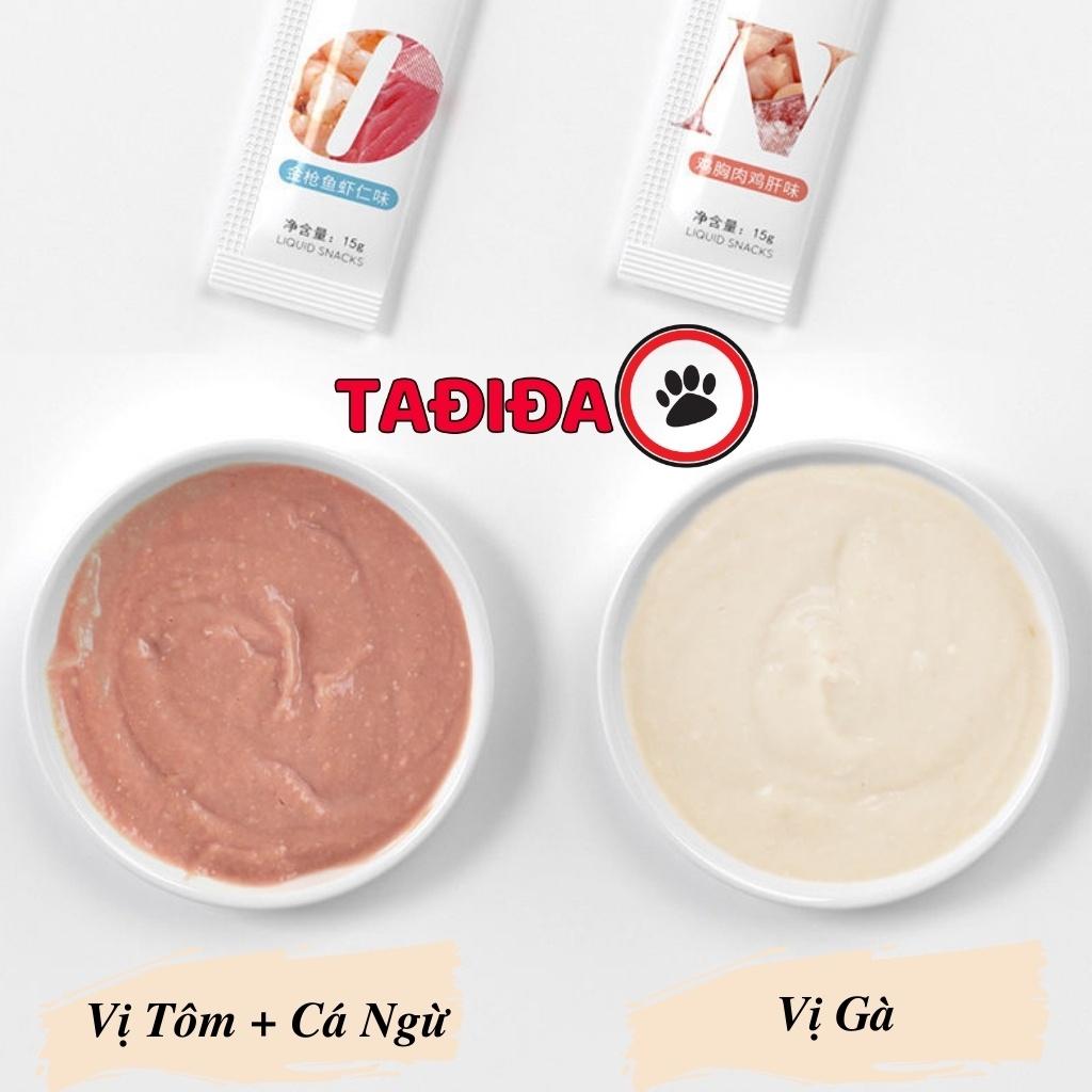 Súp thưởng cho mèo Pet Snack cho Mèo đầy đủ dinh dưỡng - Tadida Pet