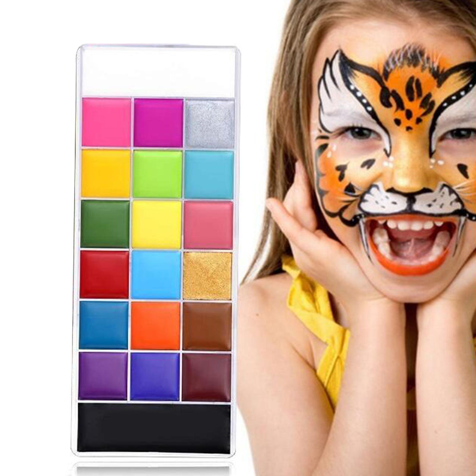 Face Body Paint Painting Palette Face Painting for Halloween Party Christmas