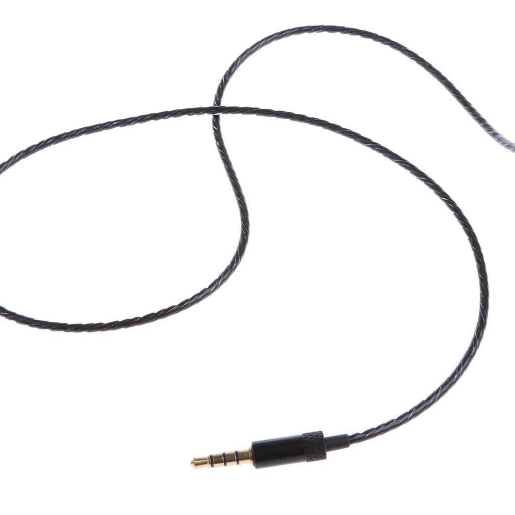 Gold Plated Plug 3.5mm AUX Update Cable OFC Audio Cord Replacement for iPhone iPad iPod DIY