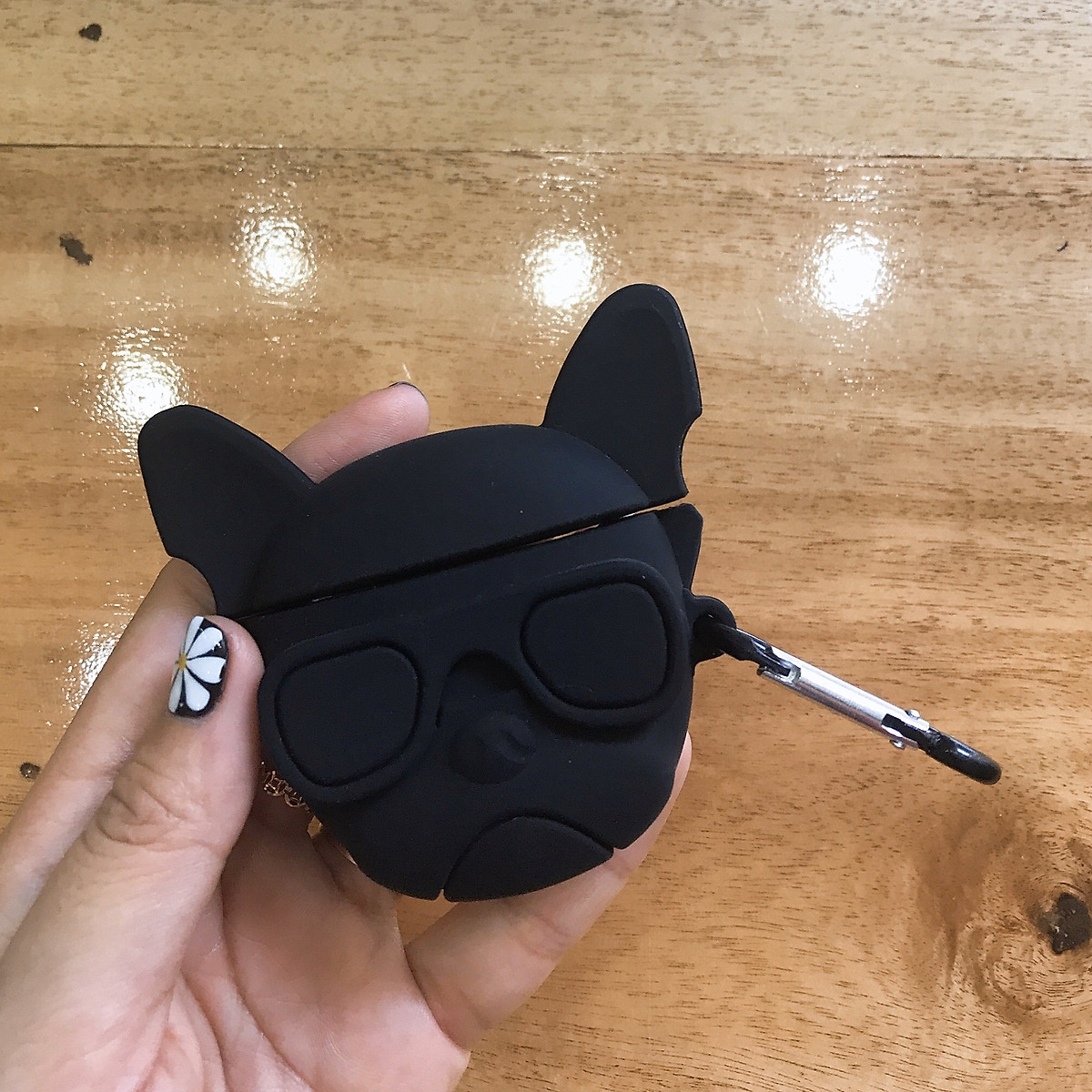 Bao Case Silicon Dành Cho Tai Nghe Apple AirPods 3 - Black Dog