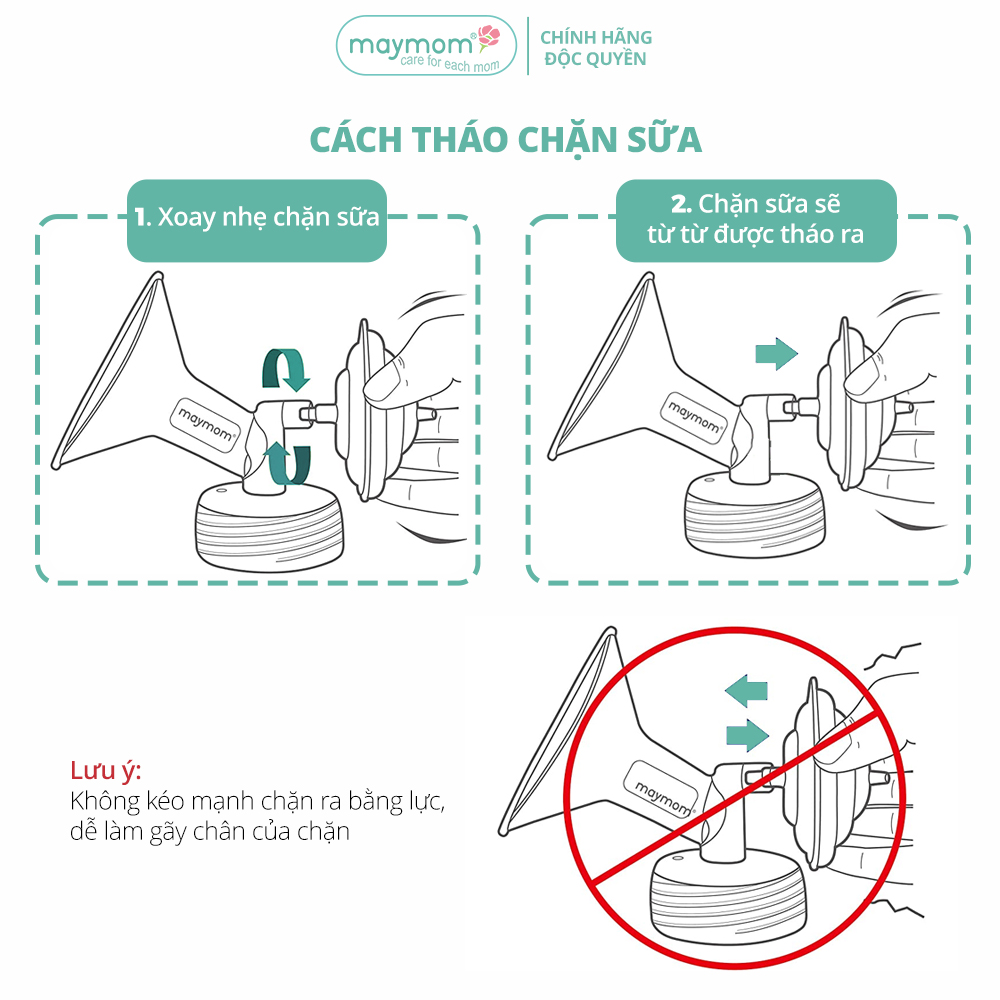 Chặn Sữa Spectra Thương Hiệu Maymom, Phụ Kiện Thay Thế Máy Hút Sữa Spectra S1 Plus, S2 Plus, M1, M2, 9S, 9Plus