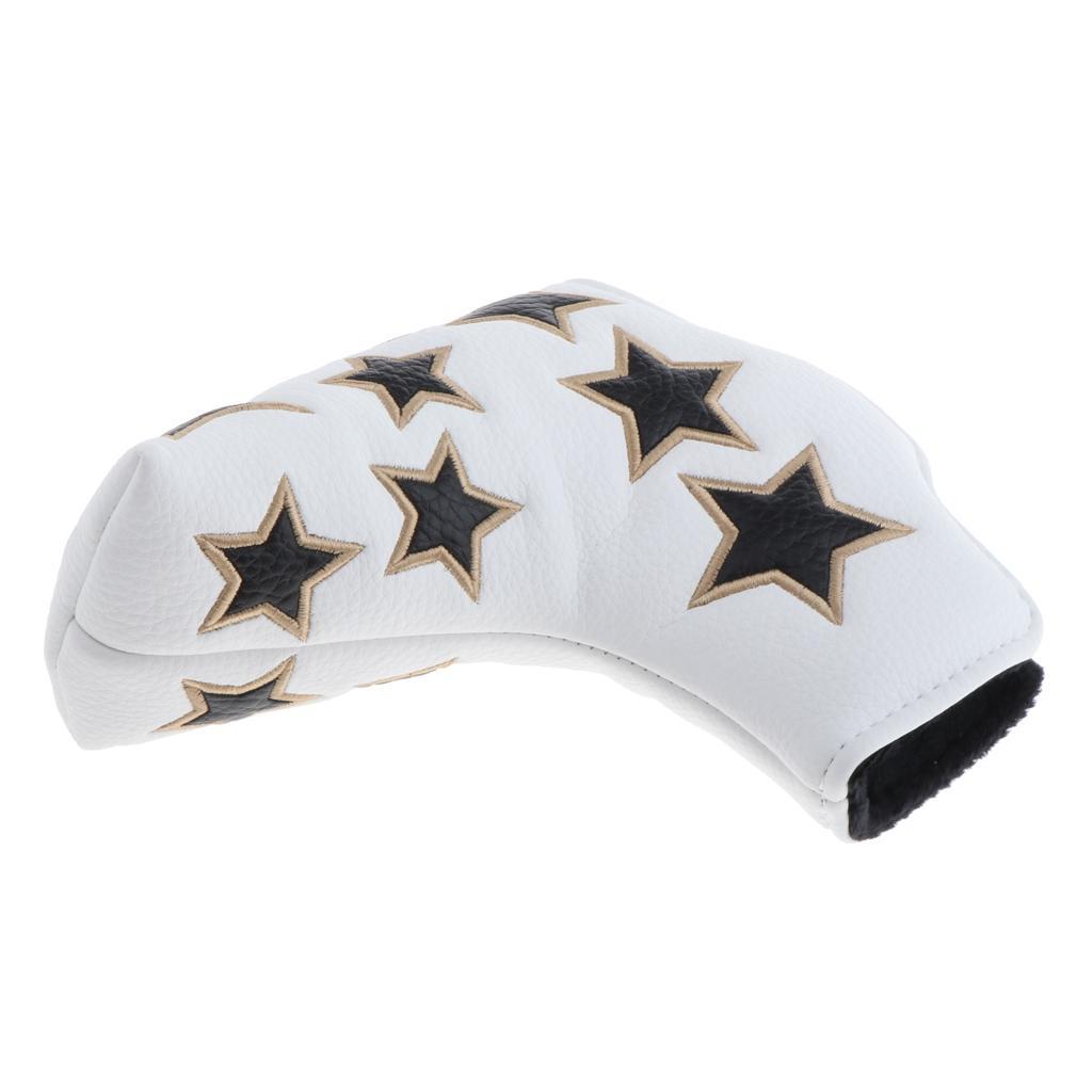 Waterproof Golf Putter Head Covers Blade PU Leather Club Headcover