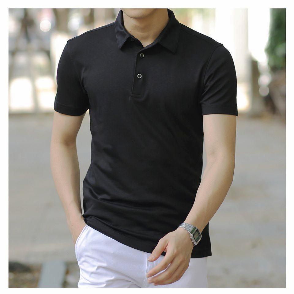 Áo Thun nam POLO vải thun mát lạnh chất cotton 4 chiều cao cấp sang trọng lịch lãm-PLO214