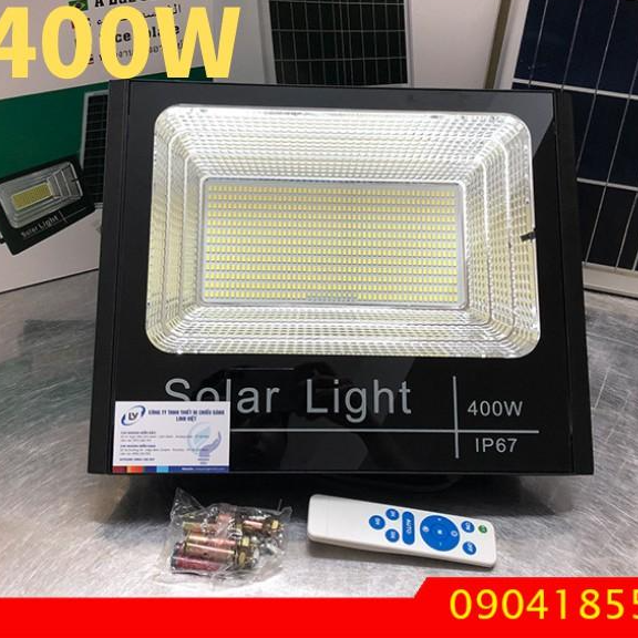 ĐÈN NĂNG LƯỢNG MẶT TRỜI 400W PHA, đèn ngoài trời, độ kín nước IP67