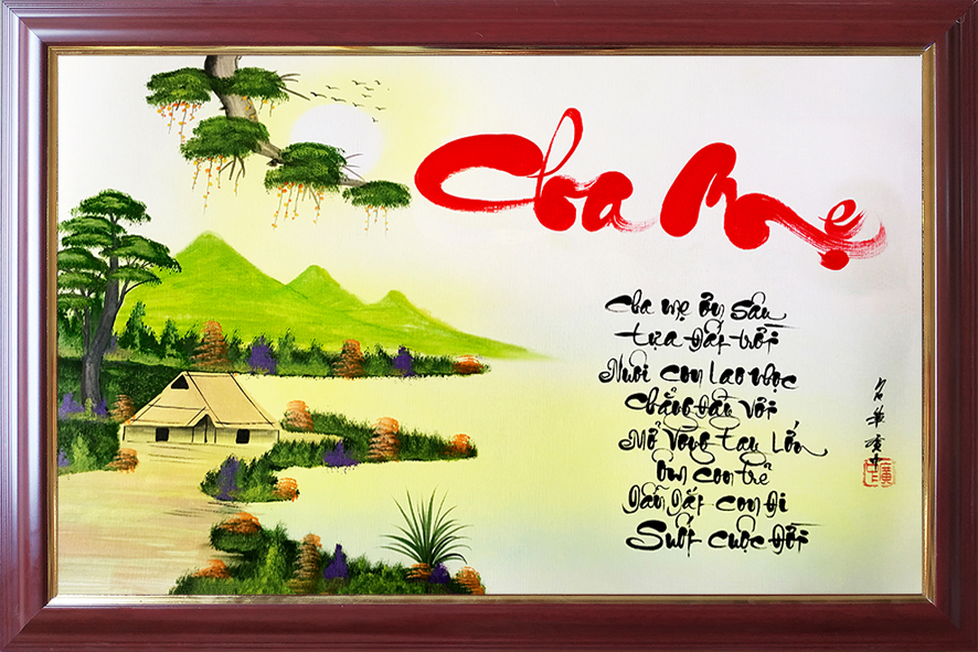 Thư pháp về Cha Mẹ