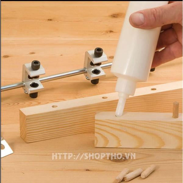 Bộ dụng cụ lăn keo 3 trong 1 chốt gỗ, mộng bánh quy, ghép gỗ