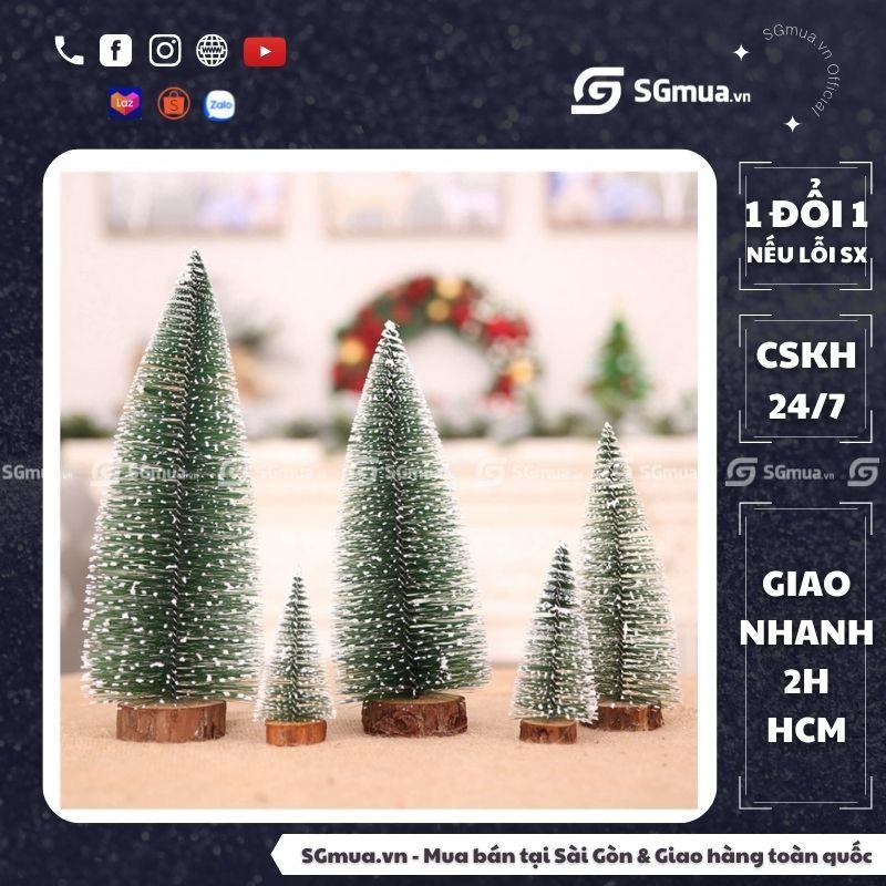 Cây thông giả, mini, trang trí giáng sinh