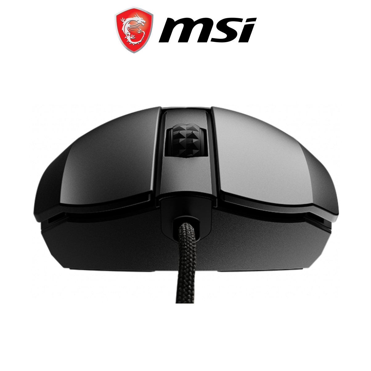 Chuột Gaming MSI GM41 Lightweight V2 Đèn LED RGB, 6 Nút, 6400 DPI Với 6 Mức DPI, Dây Cắm USB Dù Dài 2M - Hàng Chính Hãng