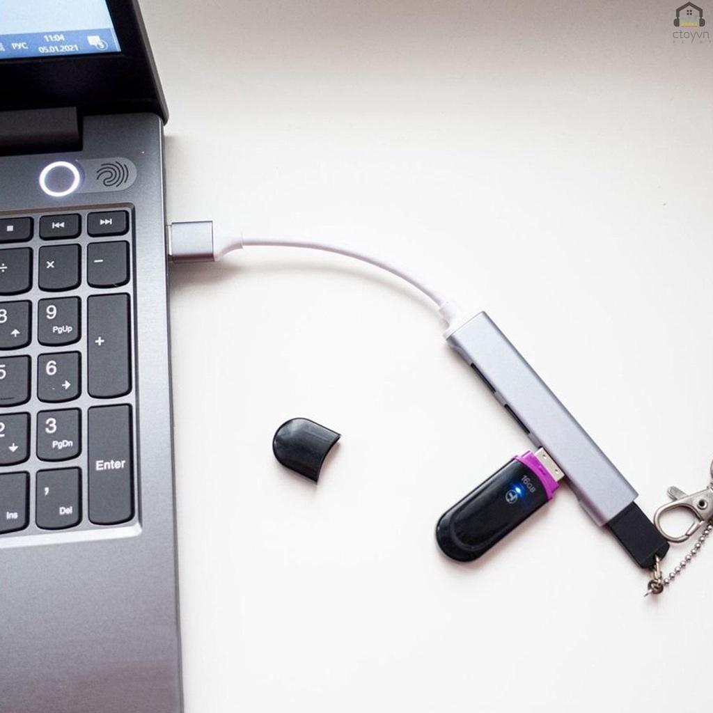 Hub chia 4 cổng USB 3.0/2.0 cho điện thoại máy tính