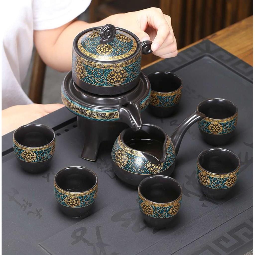 Bộ Ấm Chén Pha Trà Cối Xay -