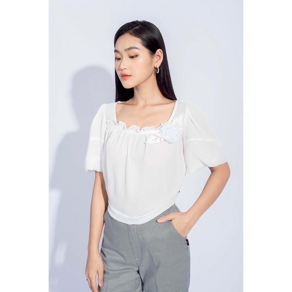 Quần xuông dài, họa tiết kẻ đen trắng MMOutfit M-QU020221028