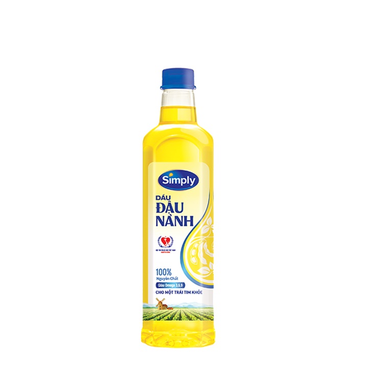 Dầu Ăn Simply Đậu Nành 1L