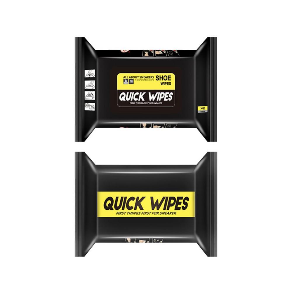 Khăn Ướt Vệ Sinh Giày Dép Quick Wipes - Combo 2 Gói - AsiaMart