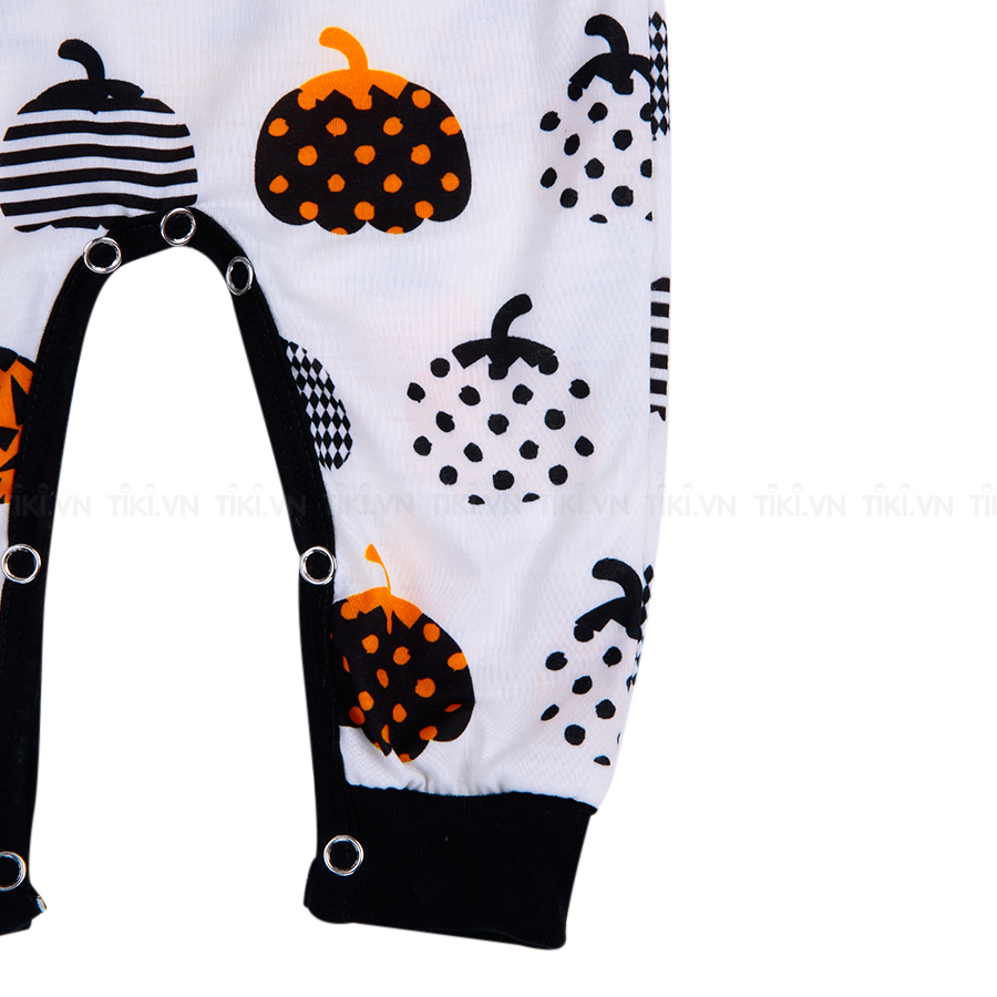 Bộ Bodysuit Dài Liền Nón Bí Đỏ  Mihababy FULLBDS_PUMPKIN