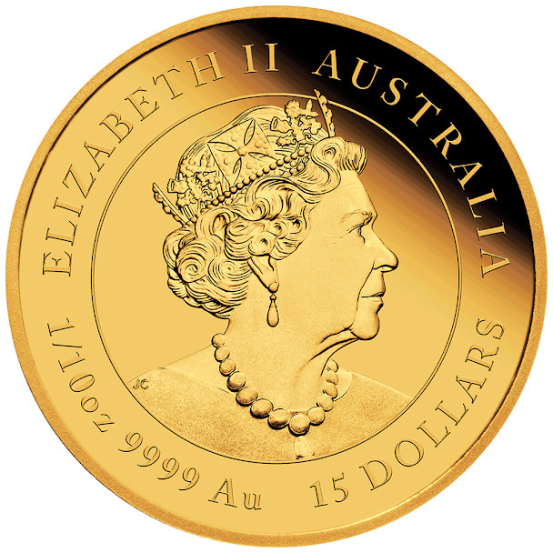 Xu Hình Con Chuột Úc Màu vàng có đường kính 40mm và được thiết kế rãnh răng cưa chắc chắn và tinh xảo - Tặng kèm hộp đựng xu bằng nhung Cao Cấp - Quà tặng Chúc Mừng Năm Canh Tý 2020 - TMT Collection - MS 269