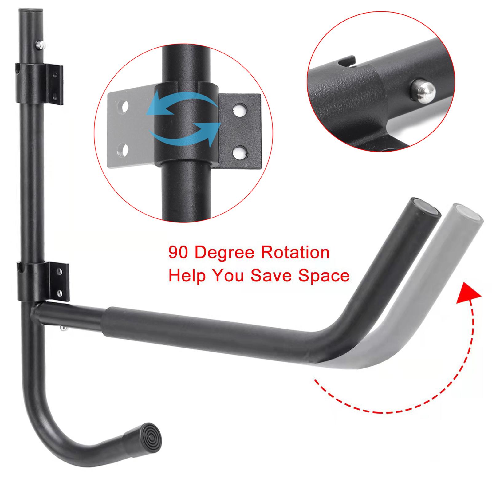 Giá lưu trữ treo thuyền Kayak trên tường 90 ° có thể xoay được