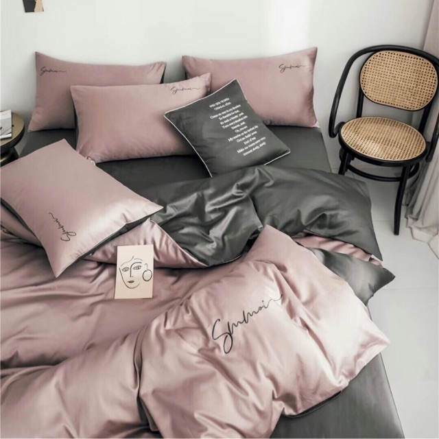 Bộ Chăn Ga Gối 4 Món Tencel Lụa 60s CAO CẤP CL-14