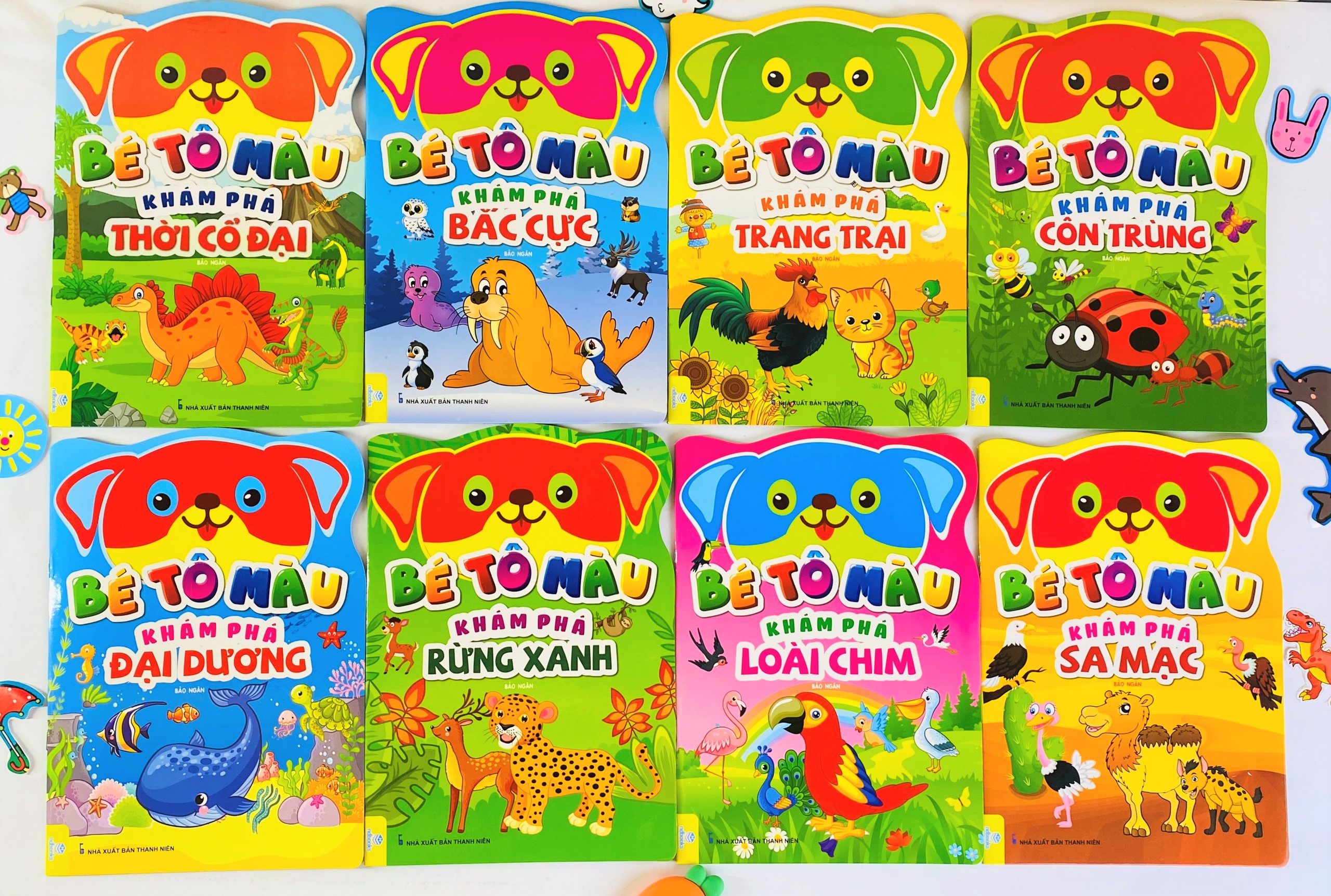 Sách - Trọn bộ 8 cuốn Bé Tô Màu Khám Phá - ndbooks