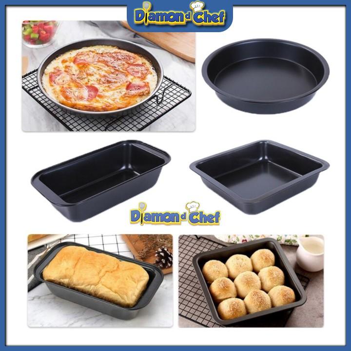 Bộ 5 Khuôn Làm Bánh Màu Đen