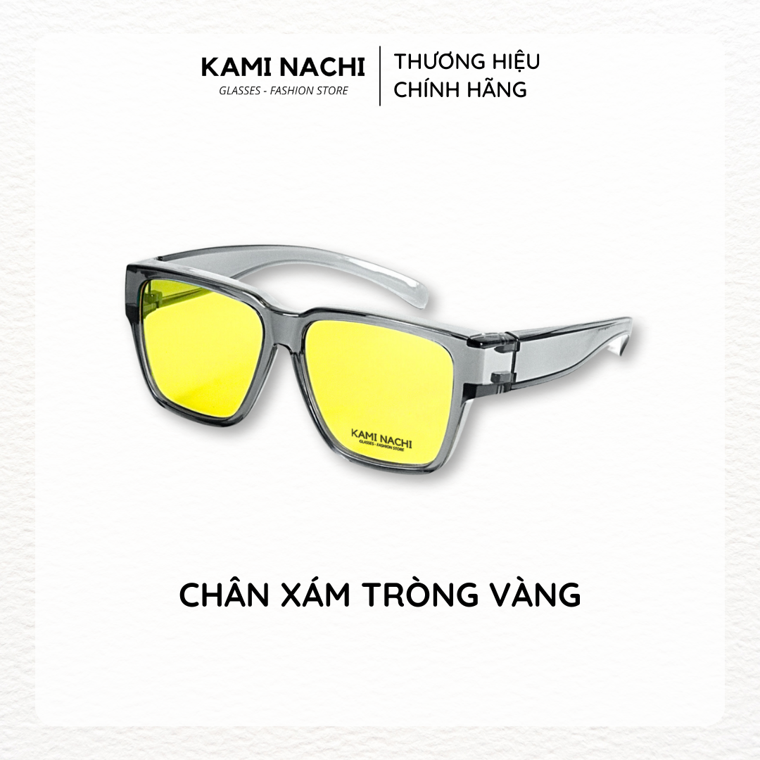 Gọng kính Shield Glasses chống phân cực, chống tia UV, có thể đeo cùng lúc với kính cận KAMI NACHI T8801