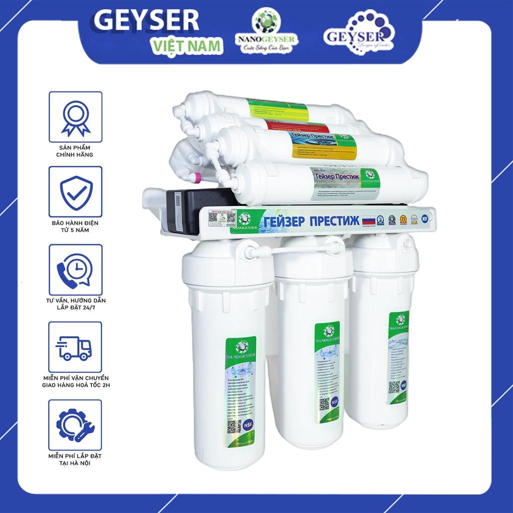 Máy lọc nước RO Geyser ECO 8 Cấp lọc, Tặng kèm Vòi 304 Không Chì & Bộ phụ kiện trị giá 399k