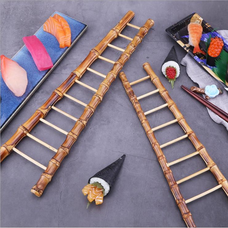 KHO-HN * Mô hình thang tre dùng trang trí bàn sushi, tiểu cảnh, terrarium, ngoại cảnh chụp sản phẩm, DIY
