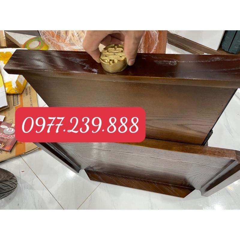 bàn thờ gỗ sồi 81cm ngăn kéo