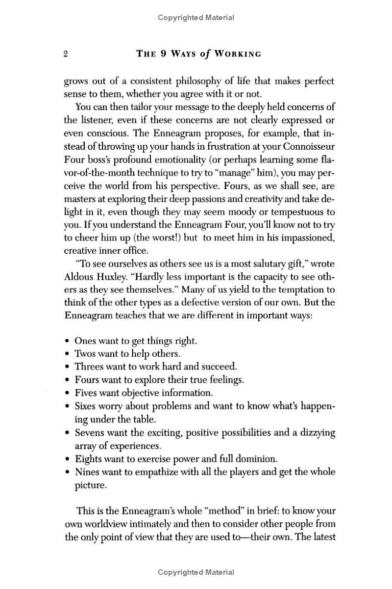 The 9 Ways Of Working: How To Use The Enneagram To Discover Your Natural Strengths And Work More Effectively