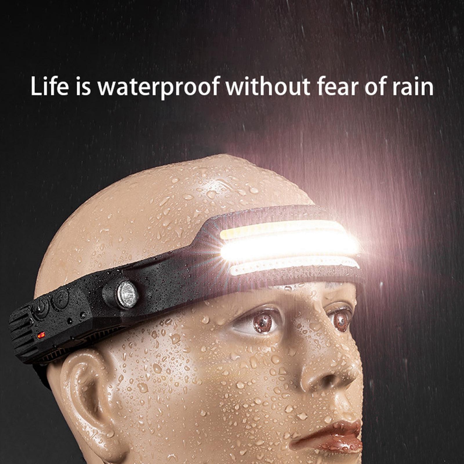 Light Modes Fishing Running Camping Headlamps With Red Light