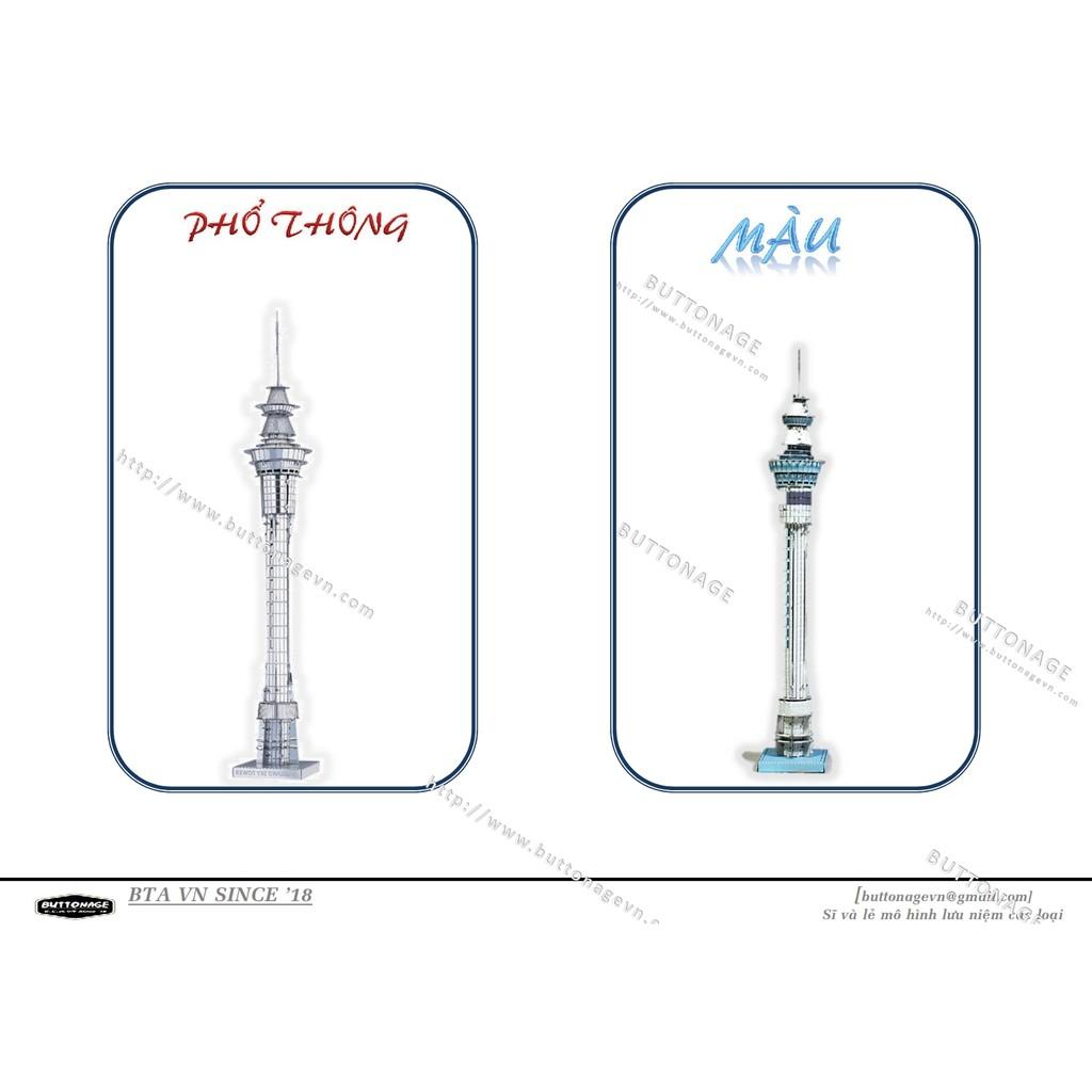 Mô Hình Lắp Ráp 3d Tòa tháp Sky Tower