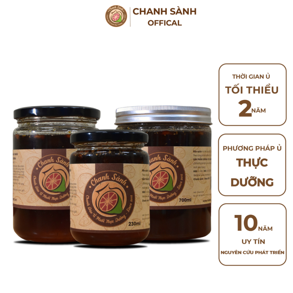 Chanh Sành, Chanh đào Ủ Muối Mật ong Thực dưỡng, giảm ho, bổ sung vitamin, dưỡng nhan Vân Phương Shop  - hàng chính hãng