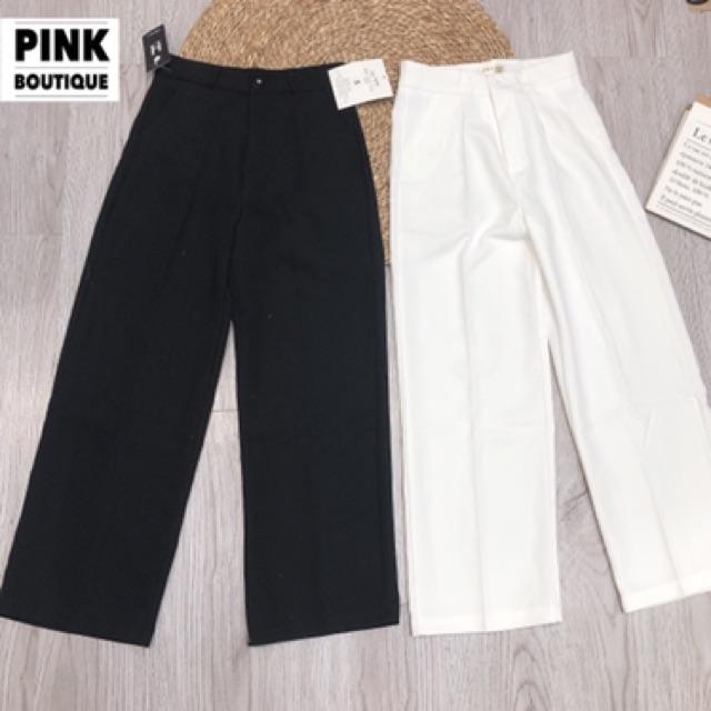 Quần Xuông Dài Nữ Ống Rộng Lưng Cao Pink Boutique