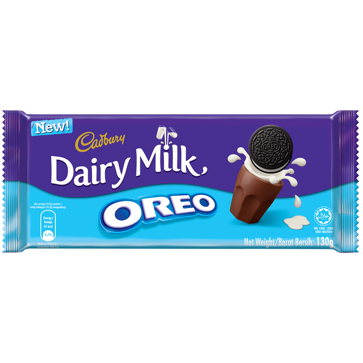 Sôcôla Sữa Cadbury Dairy Milk Nhân Bánh Quy Oreo 130g