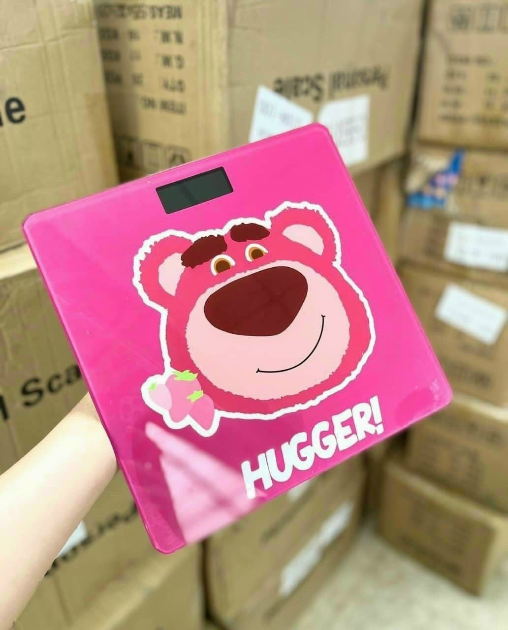 CÂN ĐIỆN TỬ 180KG VUÔNG HÌNH GẤU DÂU DỂ THƯƠNG - JL - GIAO NGẪU NHIÊN