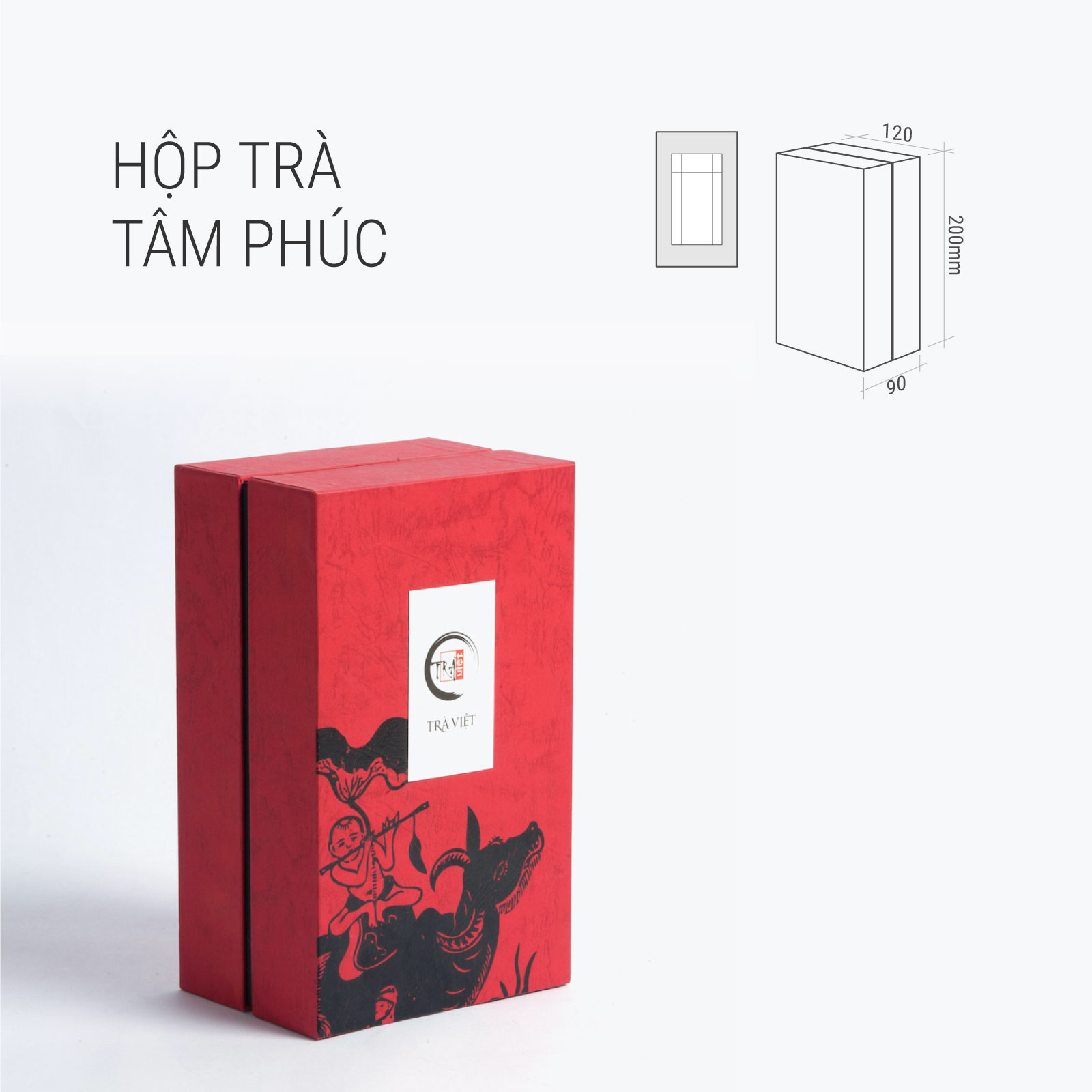 Hộp Quà Tặng Tâm Phúc TRÀ VIỆT– Trà Ô Long