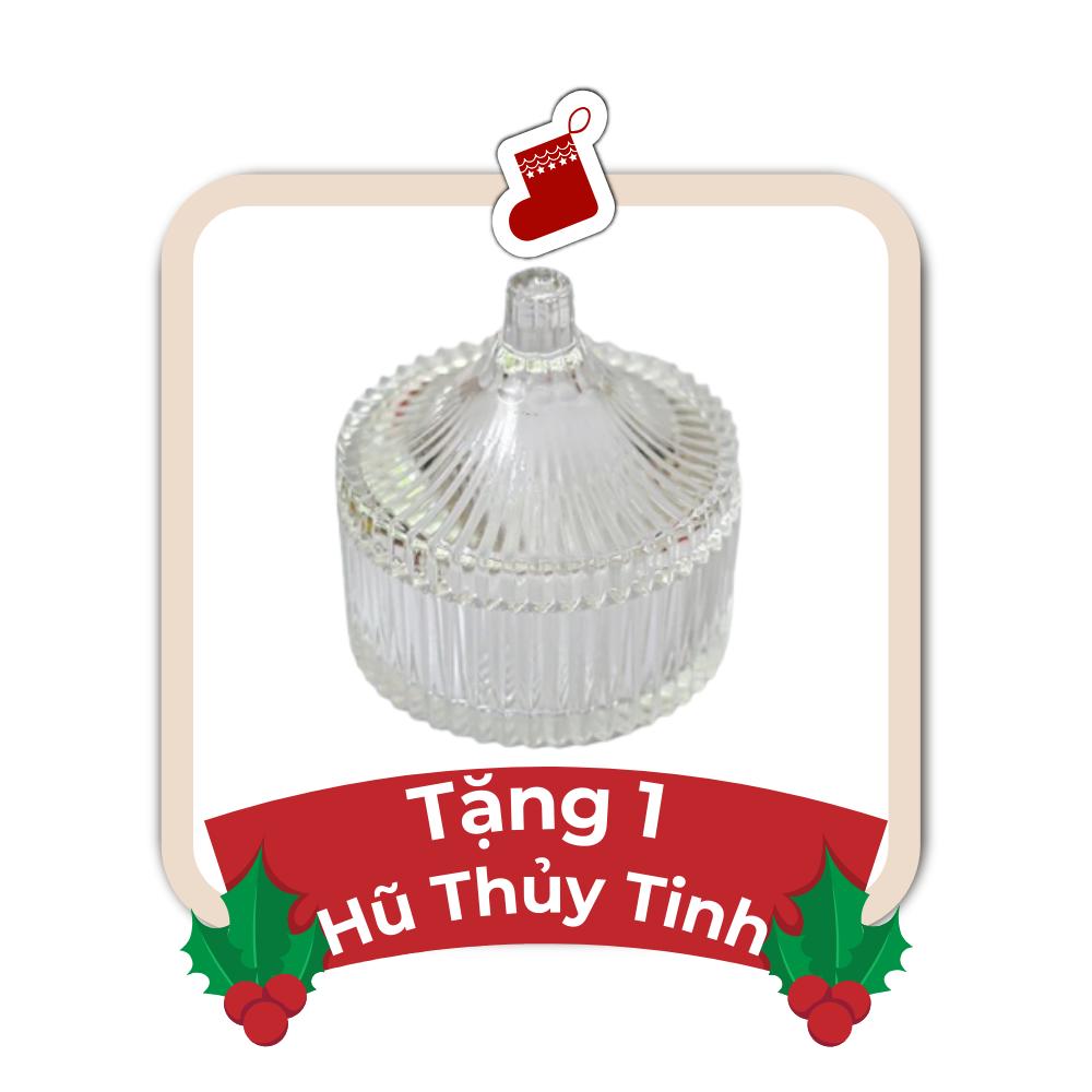 [Quà tặng không bán] Hũ thủy tinh đựng bánh mứt sốt chấm Dh Foods