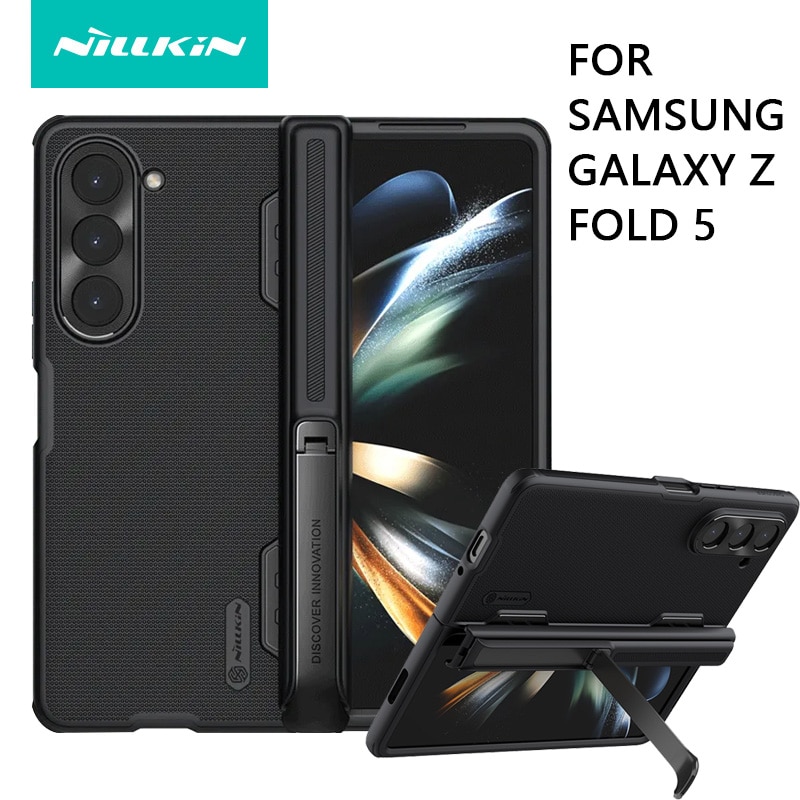 ỐP LƯNG DÀNH CHO ĐIỆN THOẠI SAMSUNG Z FOLD 5 5G NILLKIN CAMSHIELD PRO BẢO VỆ CAMERA KÈM KHAY BÚT - Hàng nhập khẩu