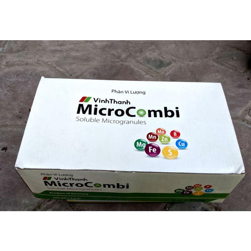 Phân bón vi lượng Micro Combi 2,5g.Bổ sung vi lượng cho cây còi cọc, vàng lá, xoăn ngọn.Giúp cây xanh lá, nở ngọn, mở lá