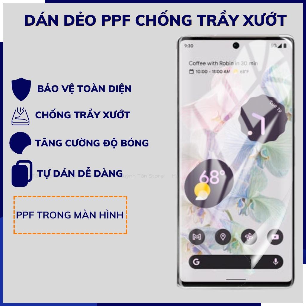 Dán dẻo ppf pixel 7 pro trong suốt hoặc nhám chống bám vân tay bảo vệ camera mua 1 tặng 1 phụ kiện huỳnh tân store