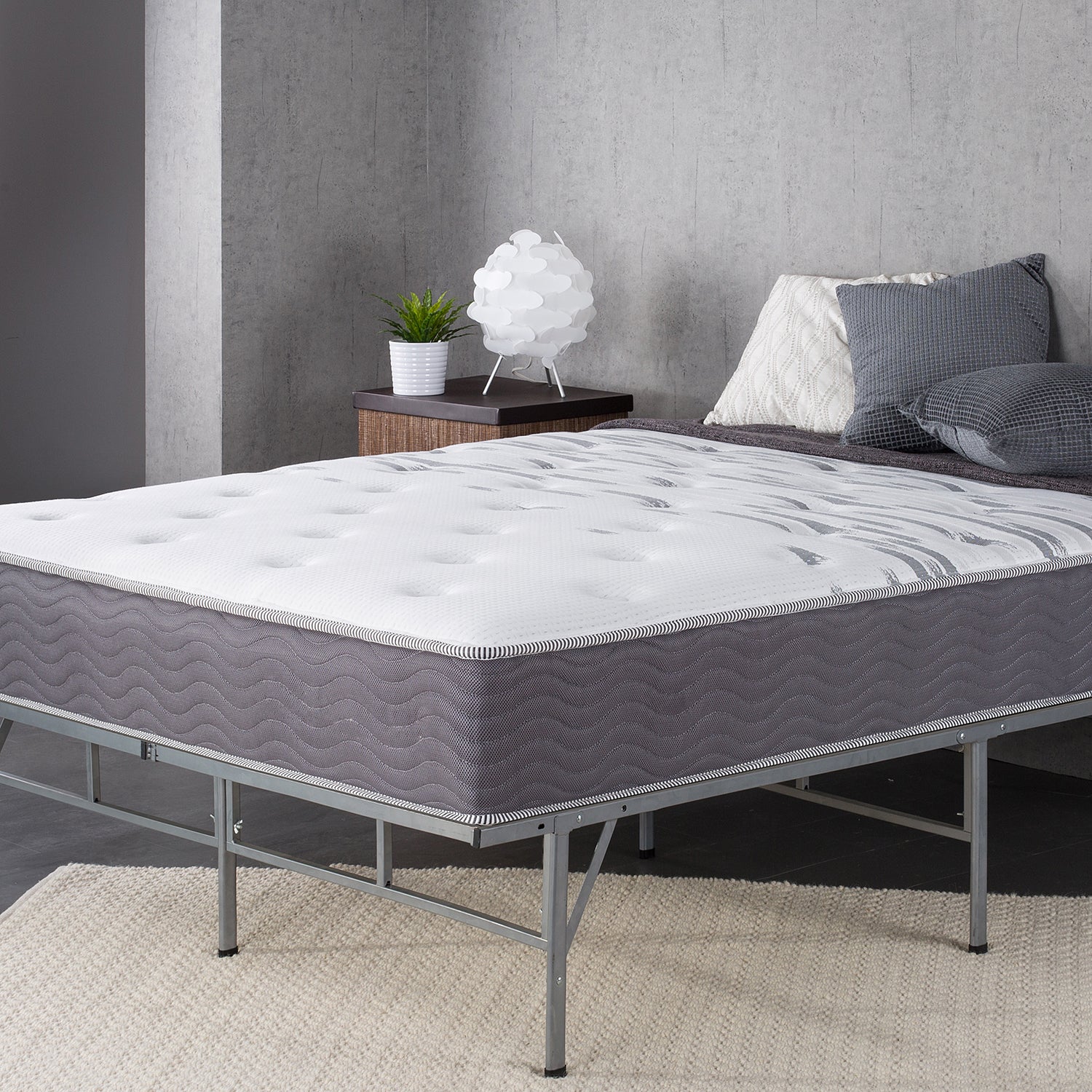 Nệm lò xo túi hút chân không cao cấp Zinus - Extra Firm Spring Mattress