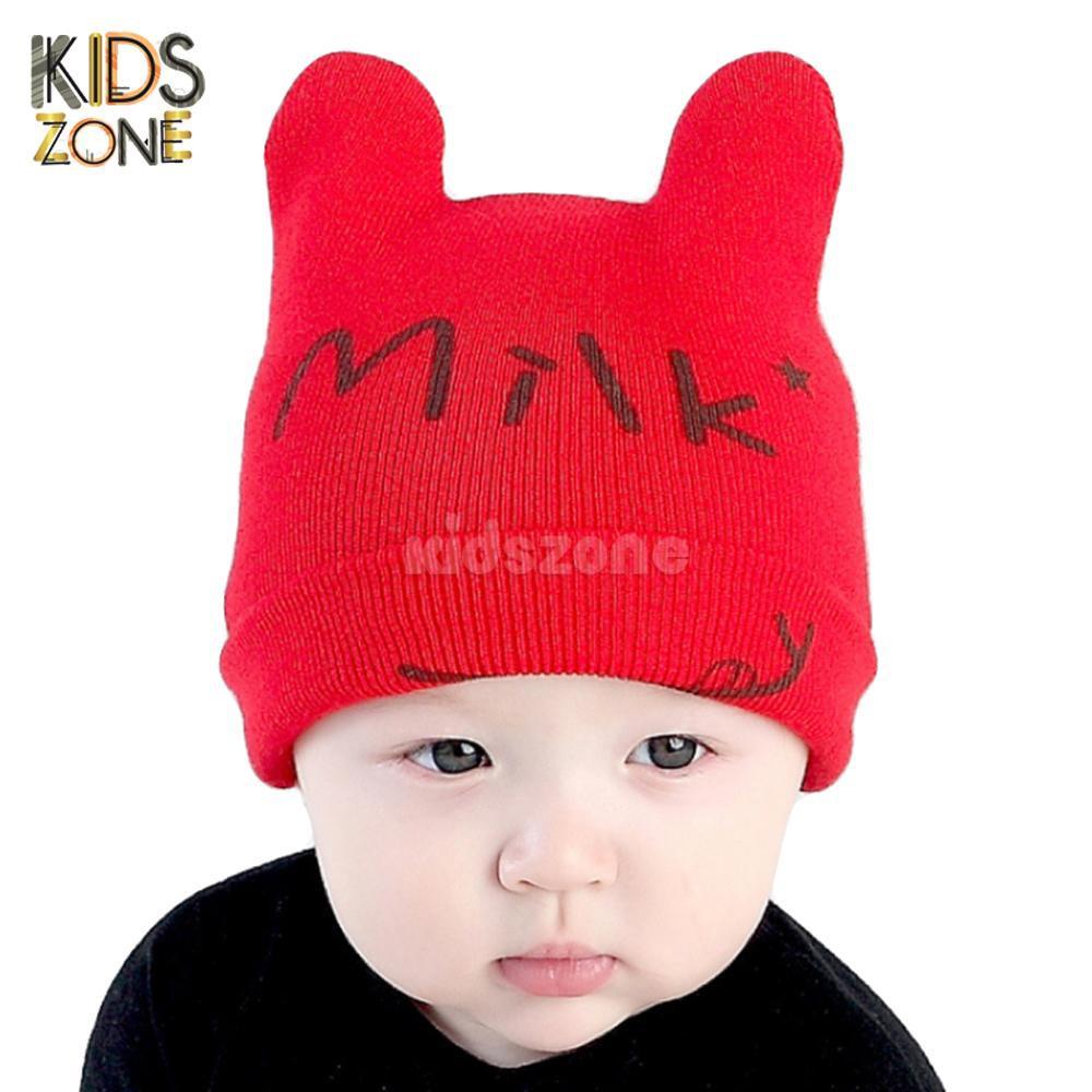 Mũ len Milk, nón len ấm áp cho bé