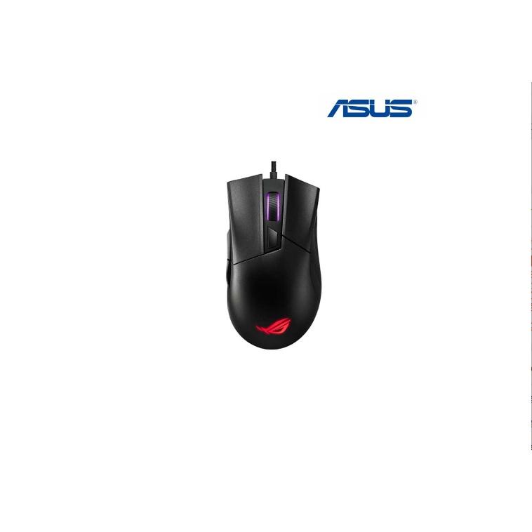 Chuột quang gaming ROG Gladius II core có dây Asus siêu nhẹ- 62000DPI- Hàng chính hãng