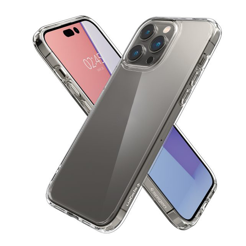 Ốp lưng SPIGEN dành cho iPhone 14 Pro Ultra Hybrid Crystal Clear - Hàng chính hãng