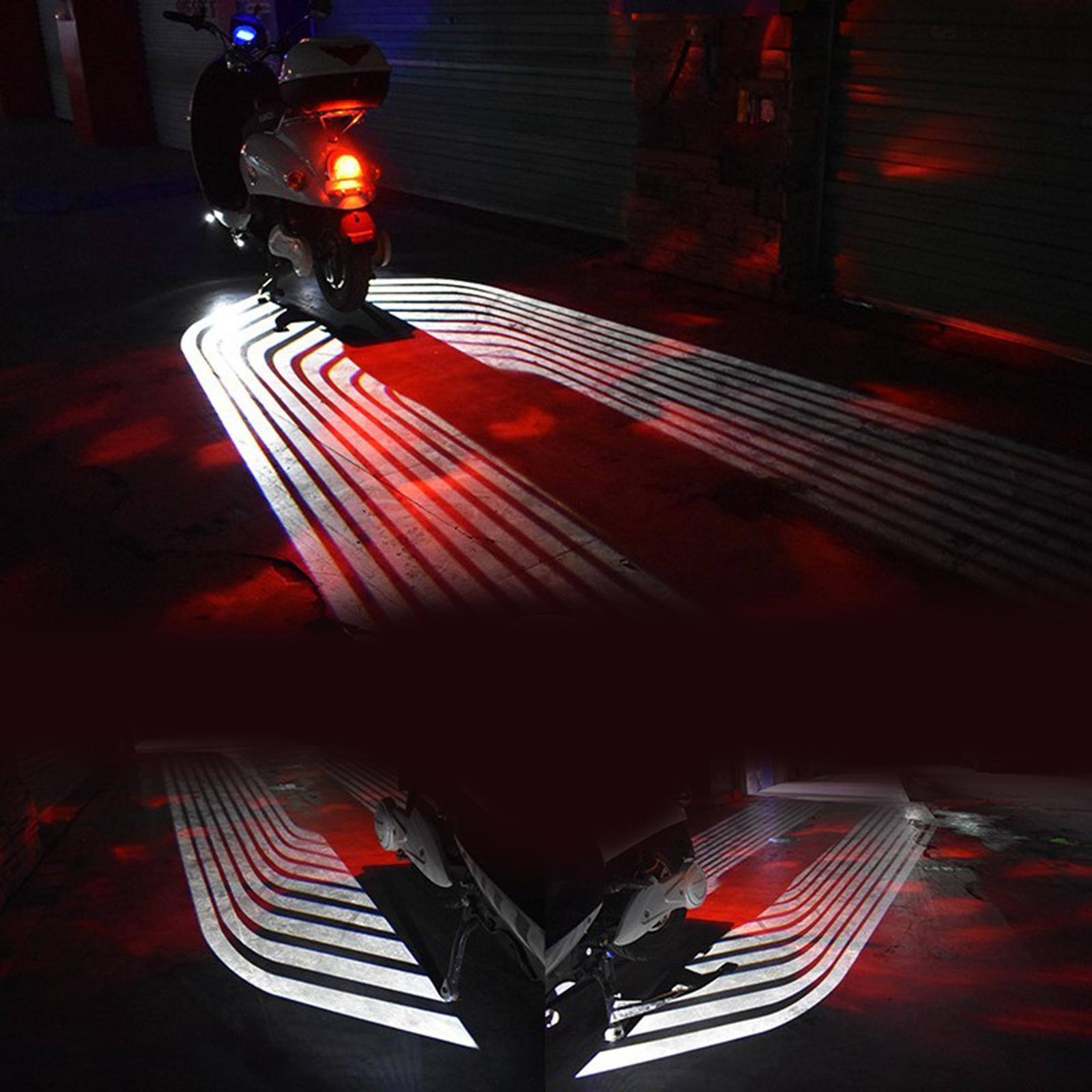 Car Motorcycle Angel Wing LED Lamp Lights Set  Refit White