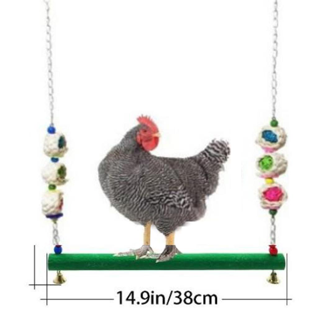 Chicken Swing Pet Swing Chewing Toys for Hens Large Bird Parrot Macaw Training